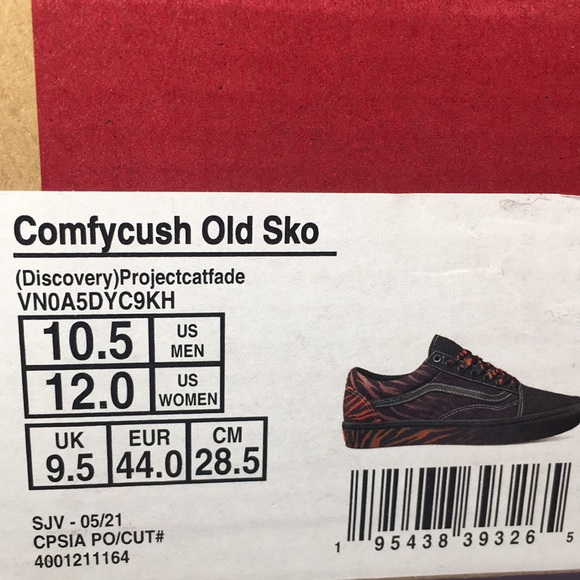 NWT Vans Comfycush Old Skool Project Cat Men’s 10.5 - Picture 8 of 9